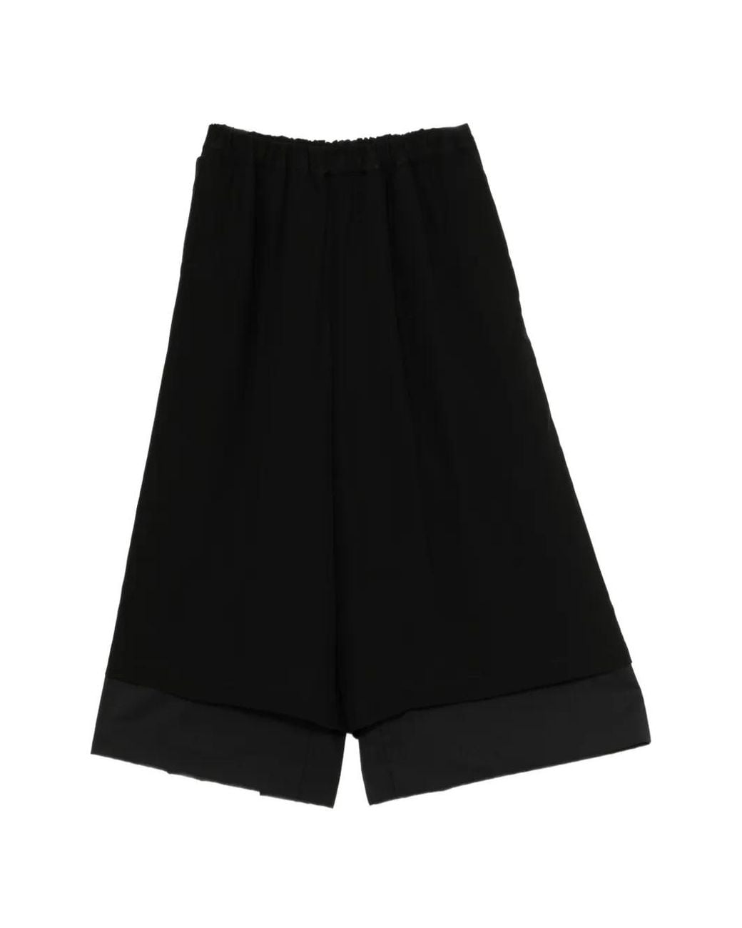 Comme des Garçons Black Pantalon Ample À Design Superposé