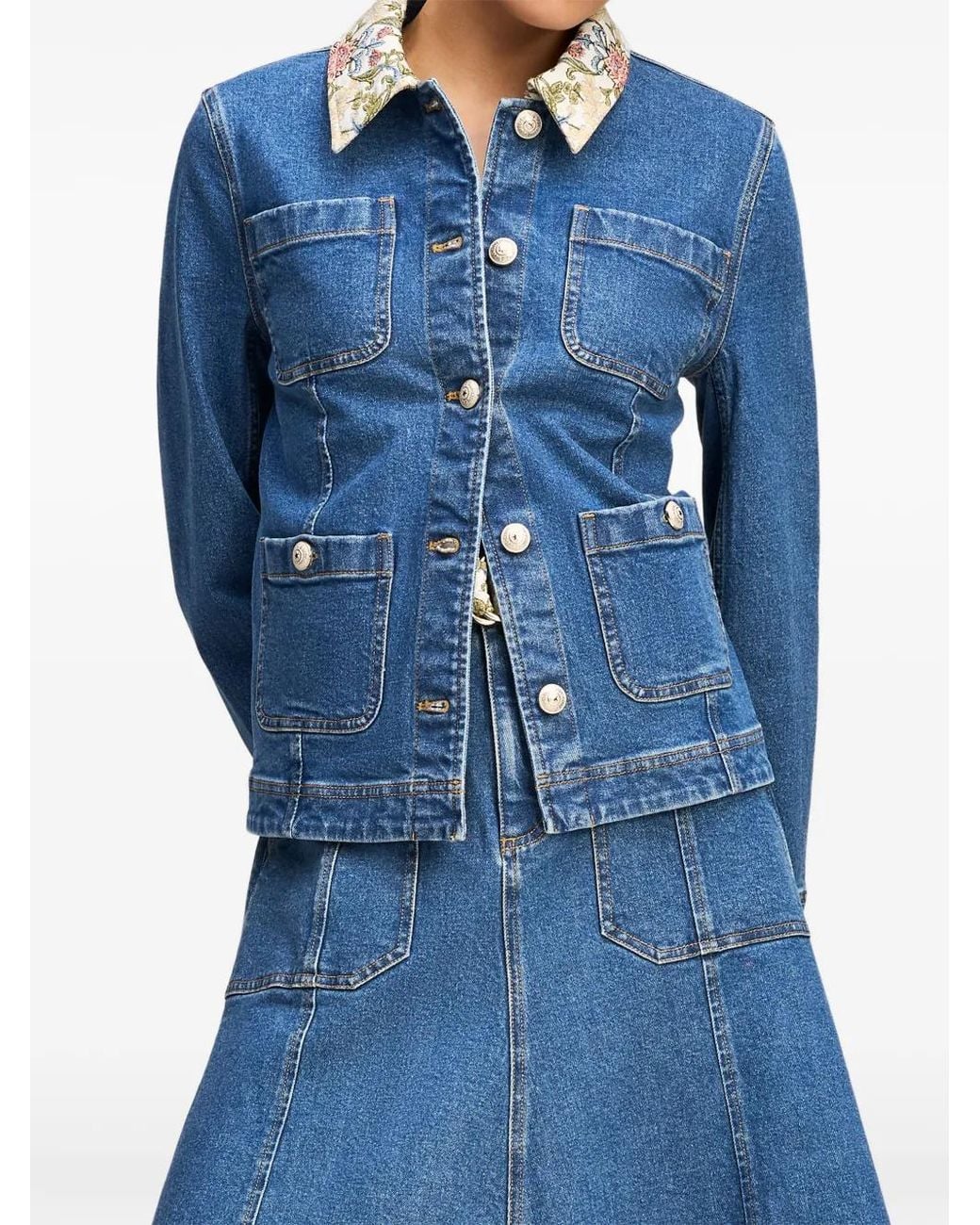 Cinq À Sept Blue Dalton Denim Jacket