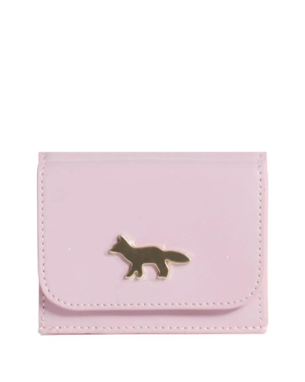 Maison Kitsuné Pink Edie Leather Wallet