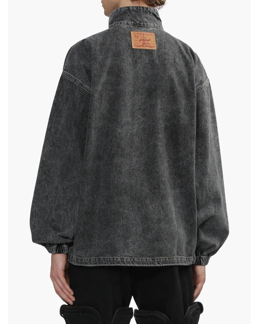 Y. Project Gray Zip-Up Jacket for men
