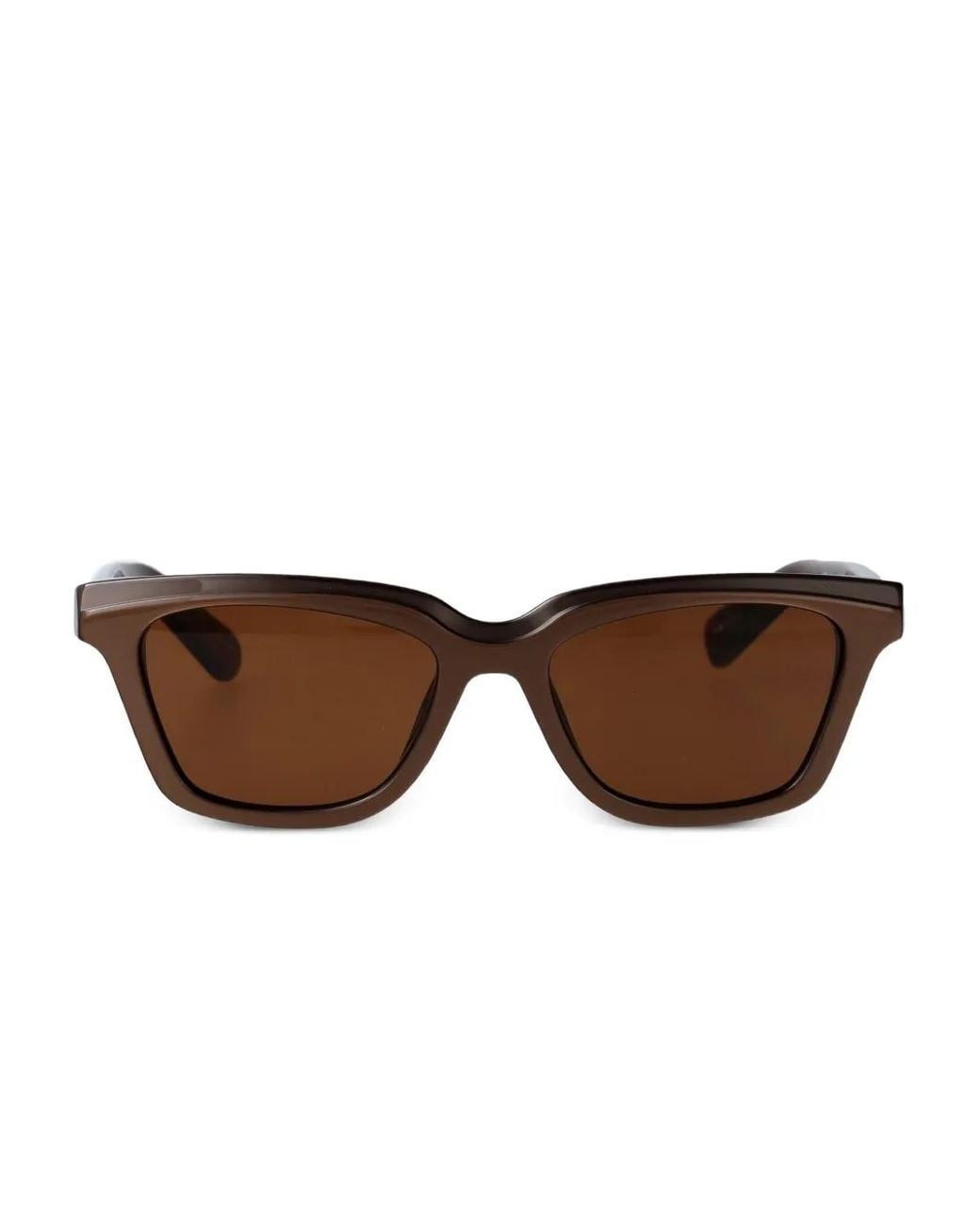 Jacquemus Brown Carre Rectangle-Frame Sunglasses