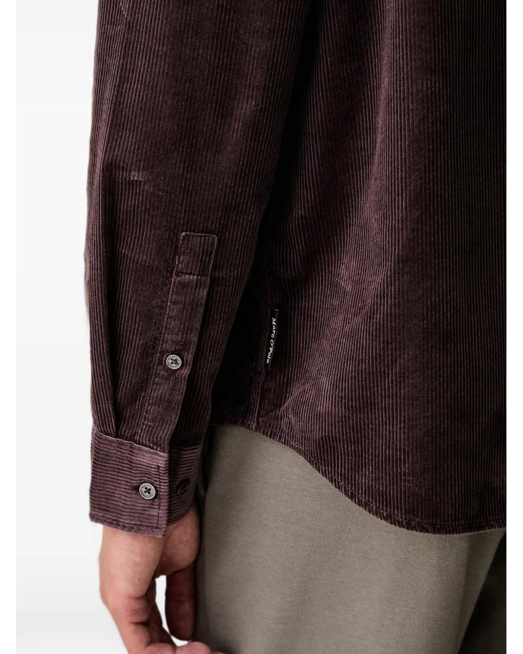 Marc O' Polo Brown Chemise En Velours Côtelé for men