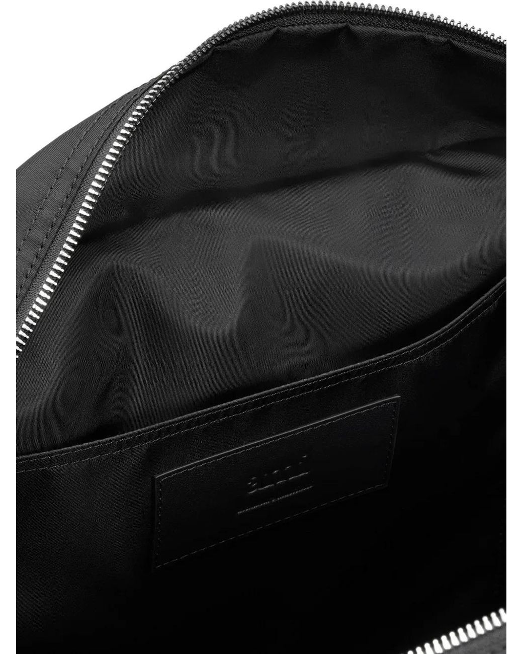 AMI Black Marcel Tote Bag Aus Canvas