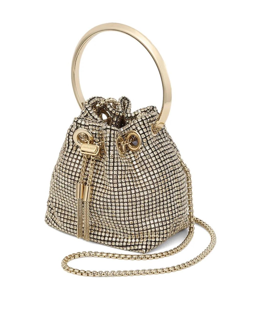 Jimmy Choo Metallic 'Bon Bon' Bag
