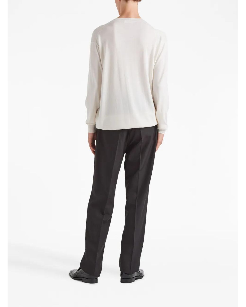 Prada White Sweaters for men