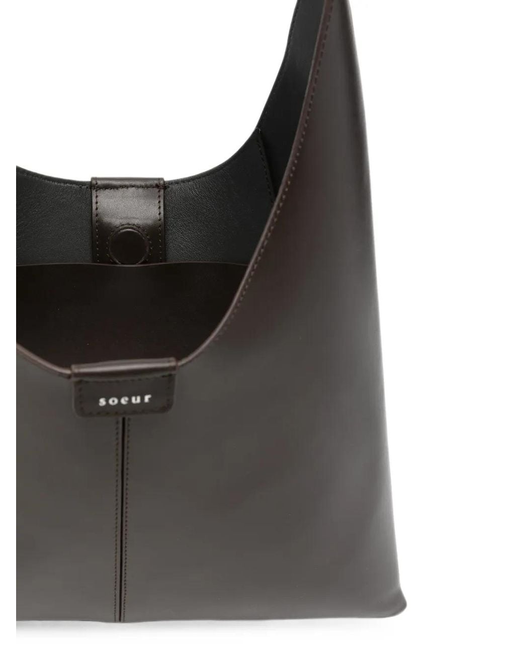 Soeur Black Cosima Leather Shoulder Bag