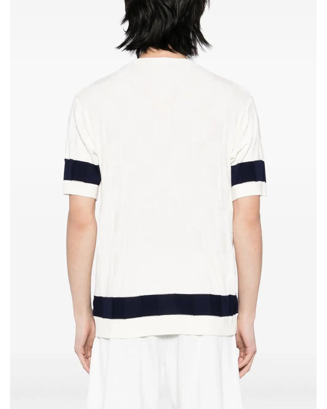 Kiton White Knt Sweater for men