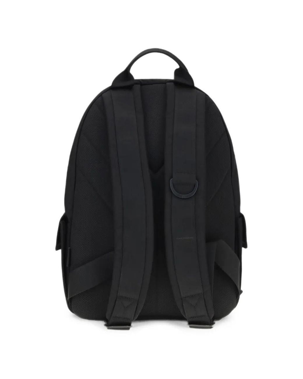 Y-3 Black Logo-Patch Backpack for men