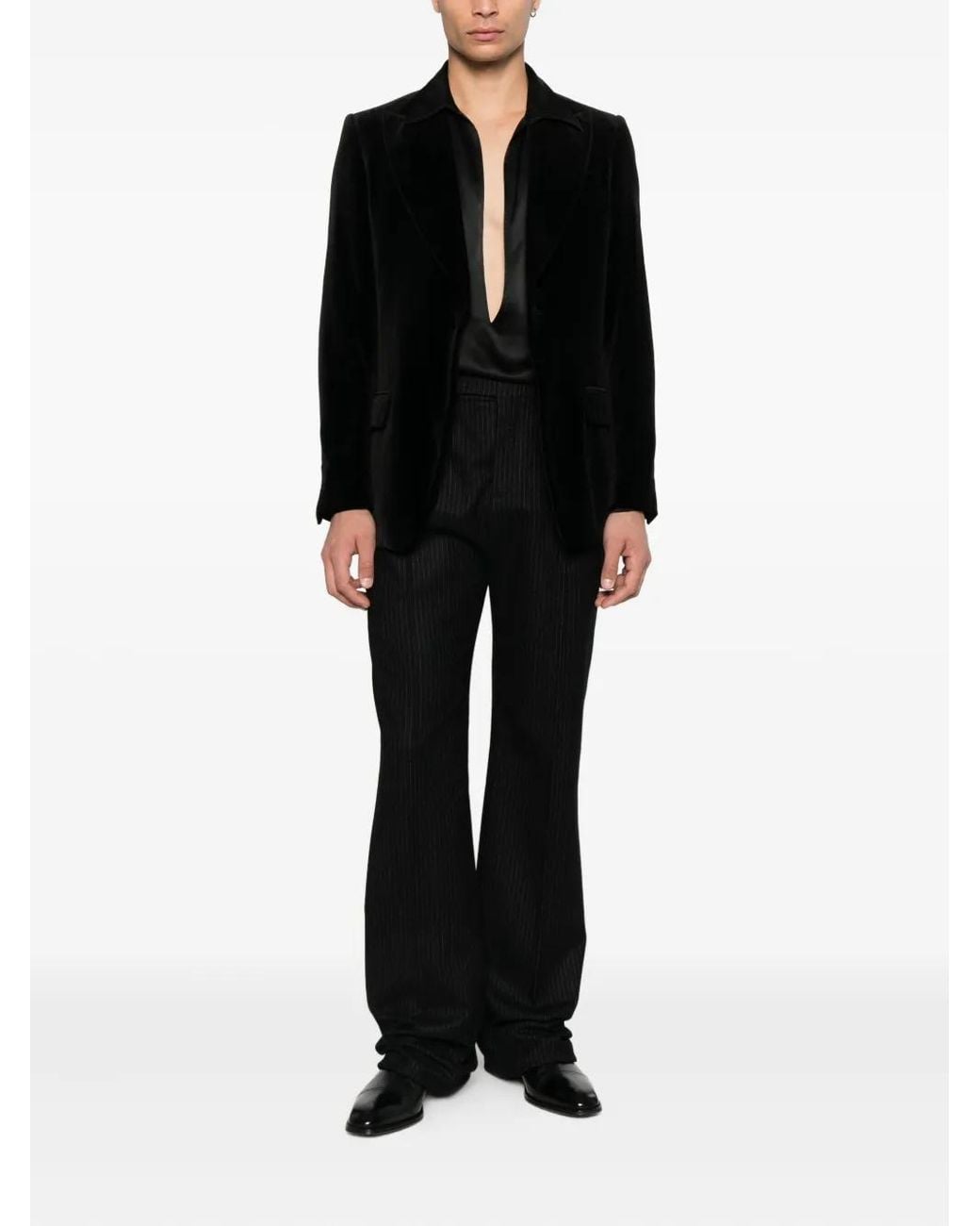 Lardini Black Single-Breasted Blazer for men