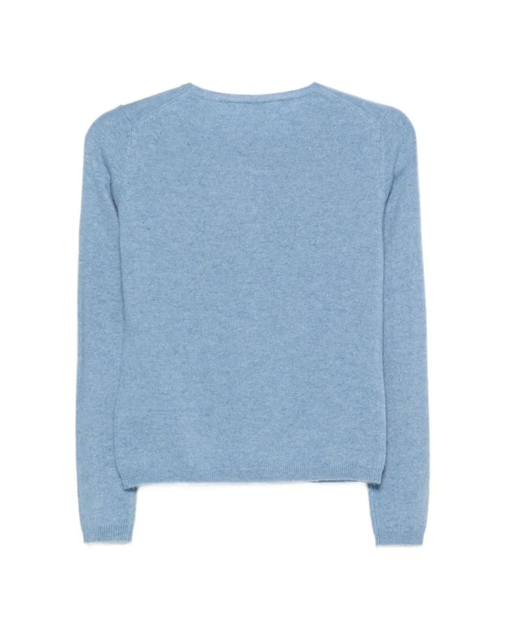 Aspesi Blue Button-Up Cardigan