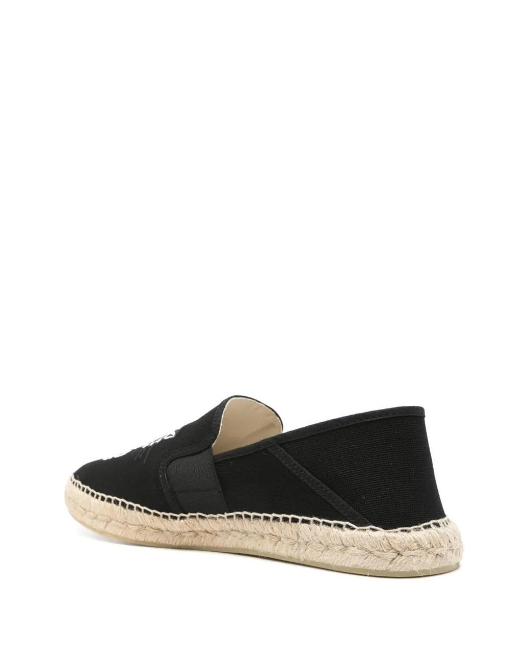 KENZO Black Canvas Espadrilles for men