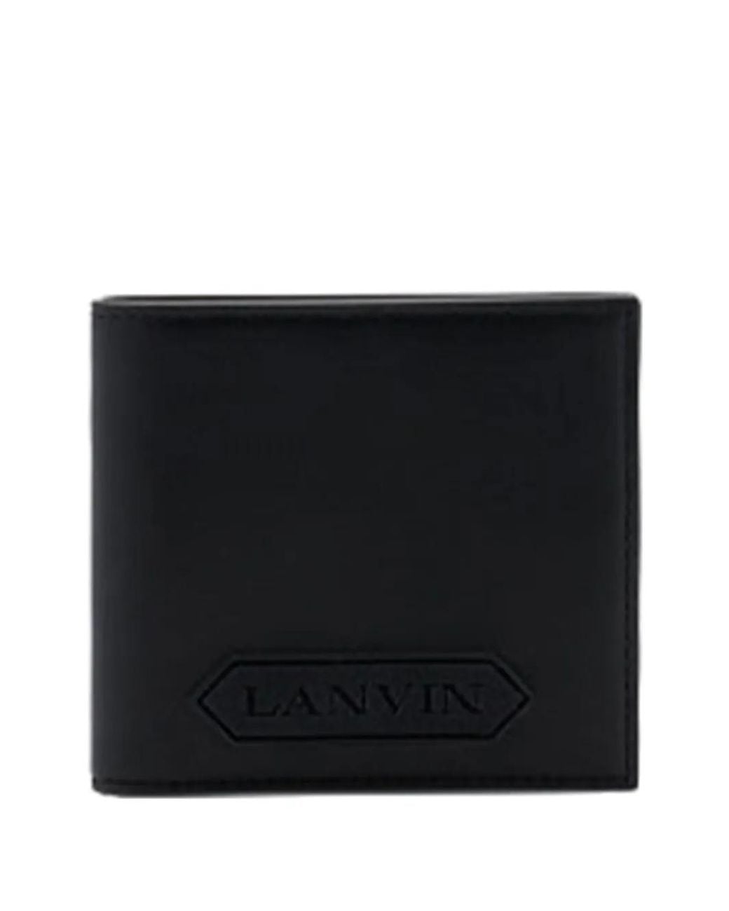 Lanvin Klassisches Portemonnaie in Black für Herren