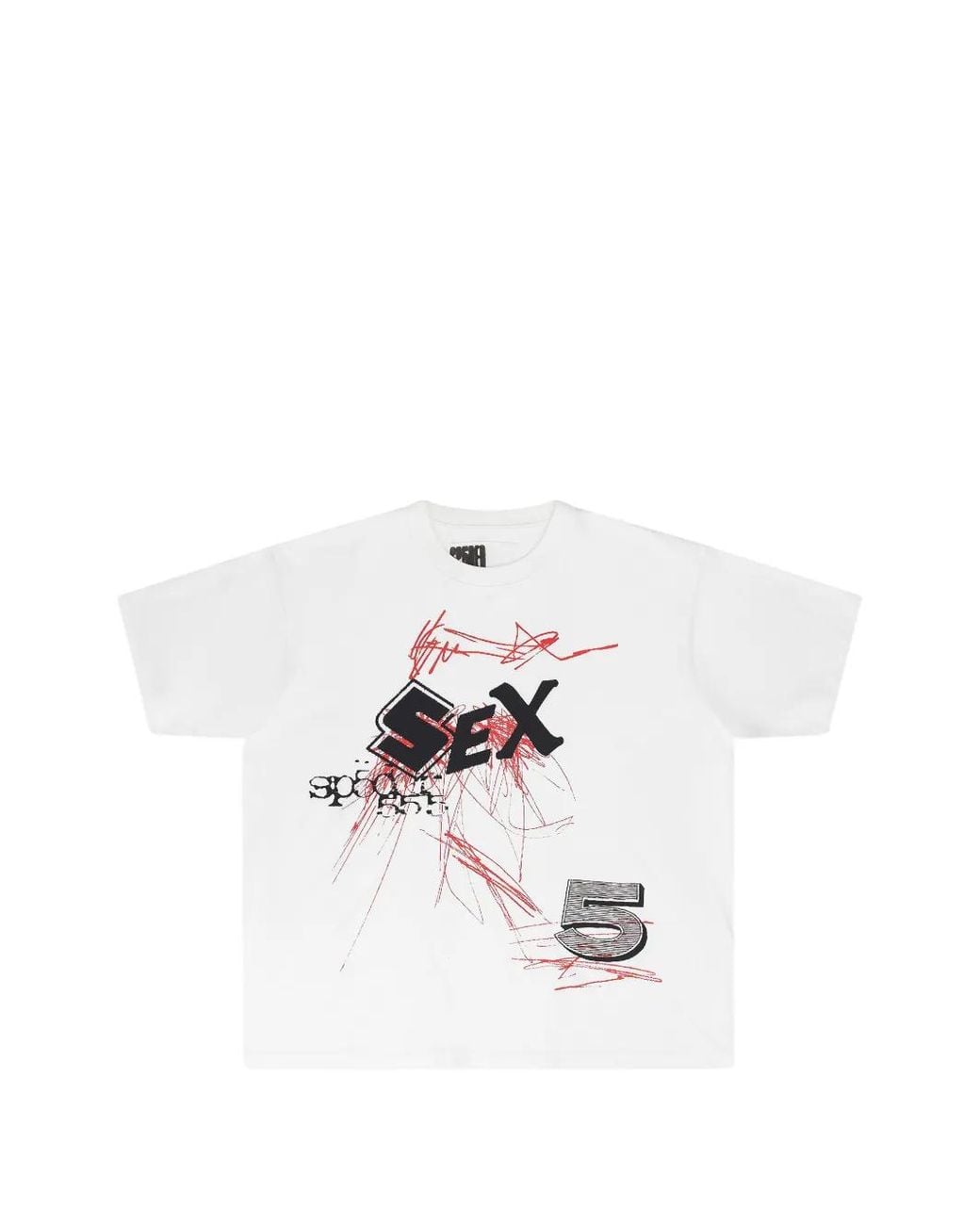 Sp5der White T-Shirt À Imprimé Graphique for men