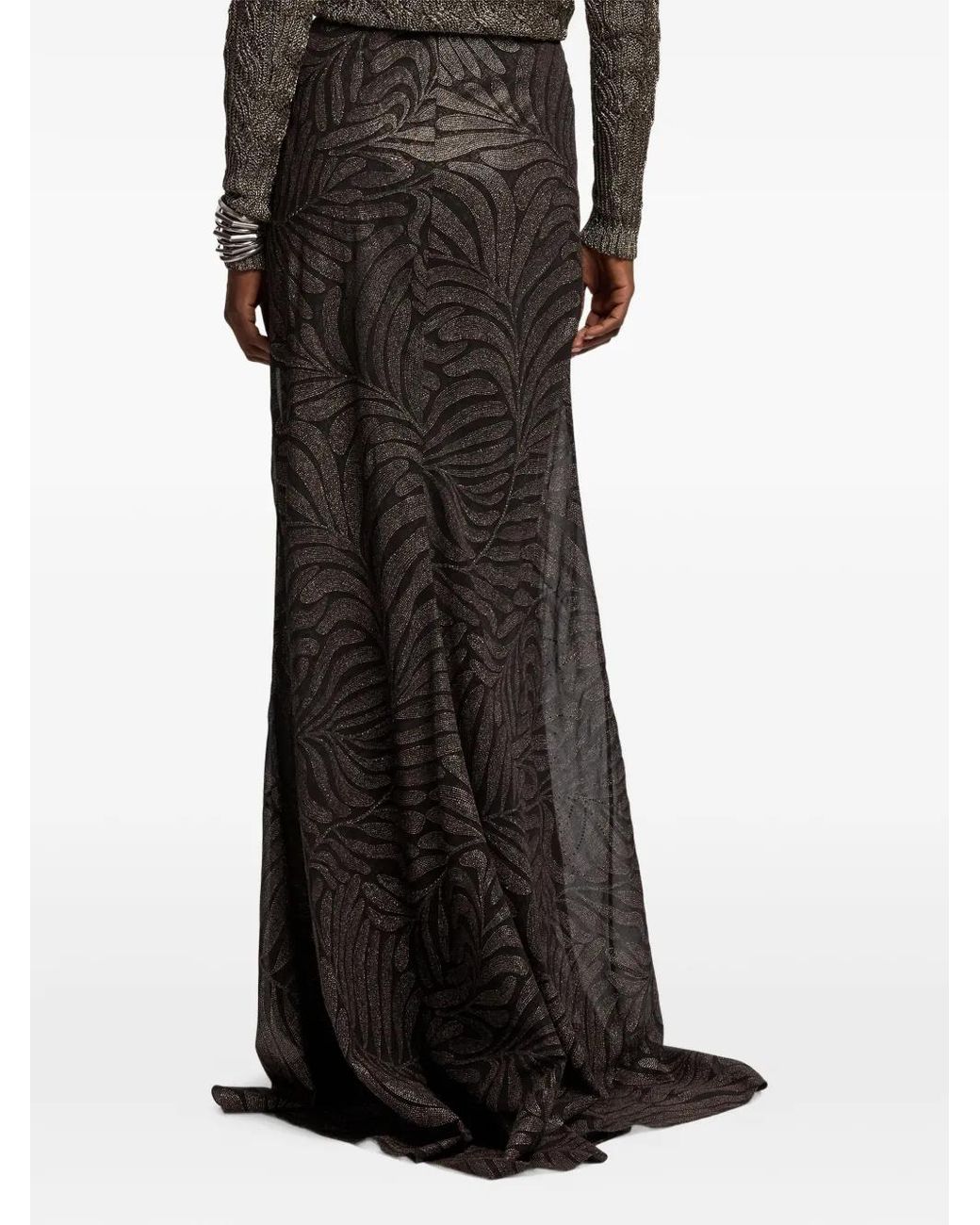 Ralph Lauren Brown Masina Maxi Skirt