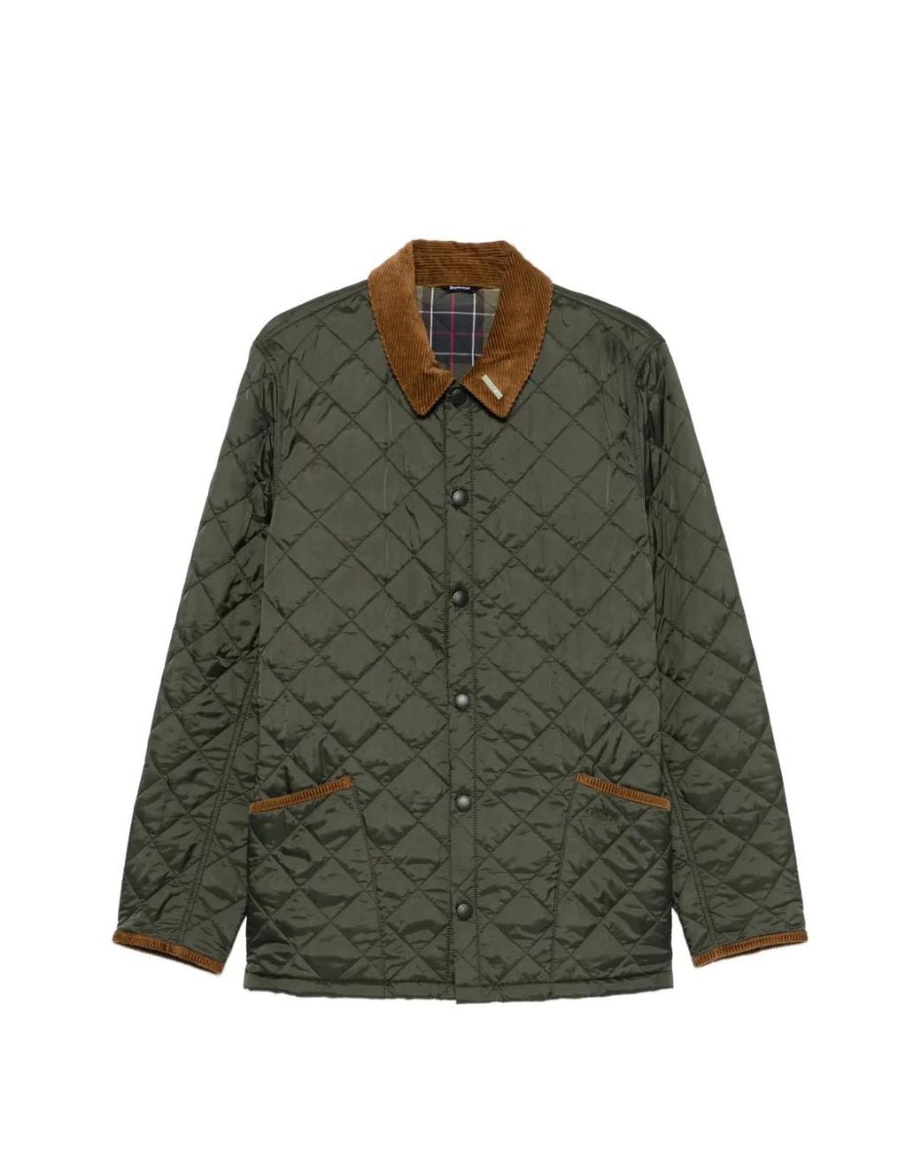 Barbour Green Polyamide Coat for men