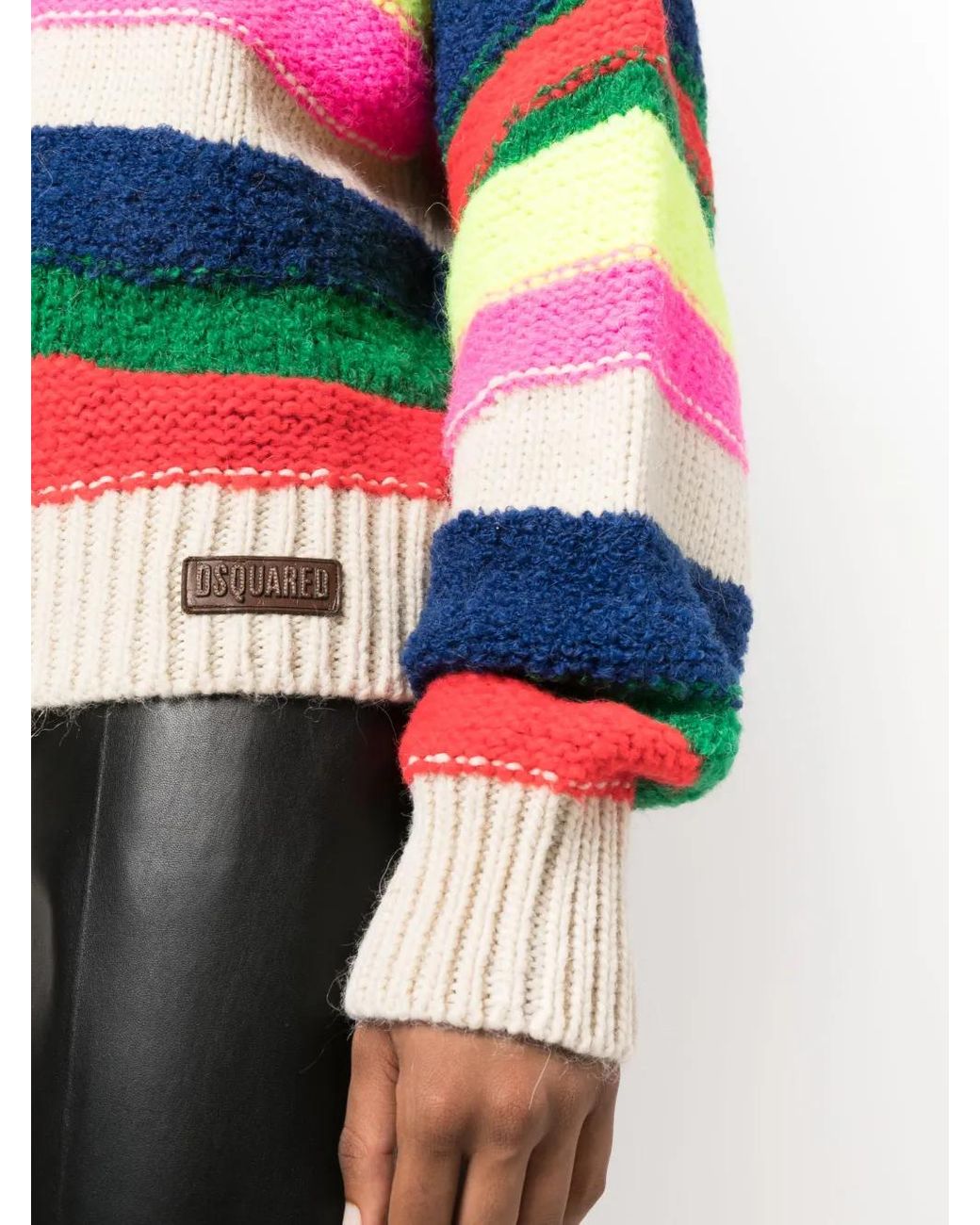 DSquared² Gestreepte Trui in het Black