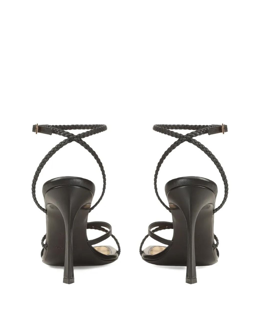 Sergio Rossi White Braid Sandals