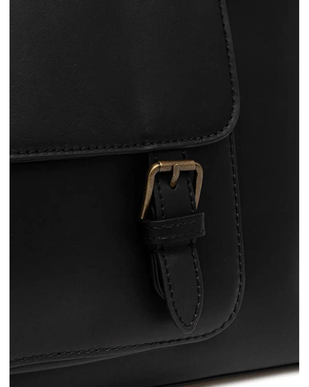 Marc O' Polo Black Leather Tote Bag