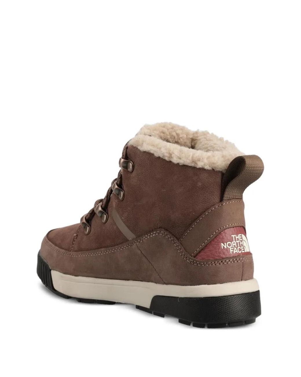 The North Face Brown Logo-Detail Boots
