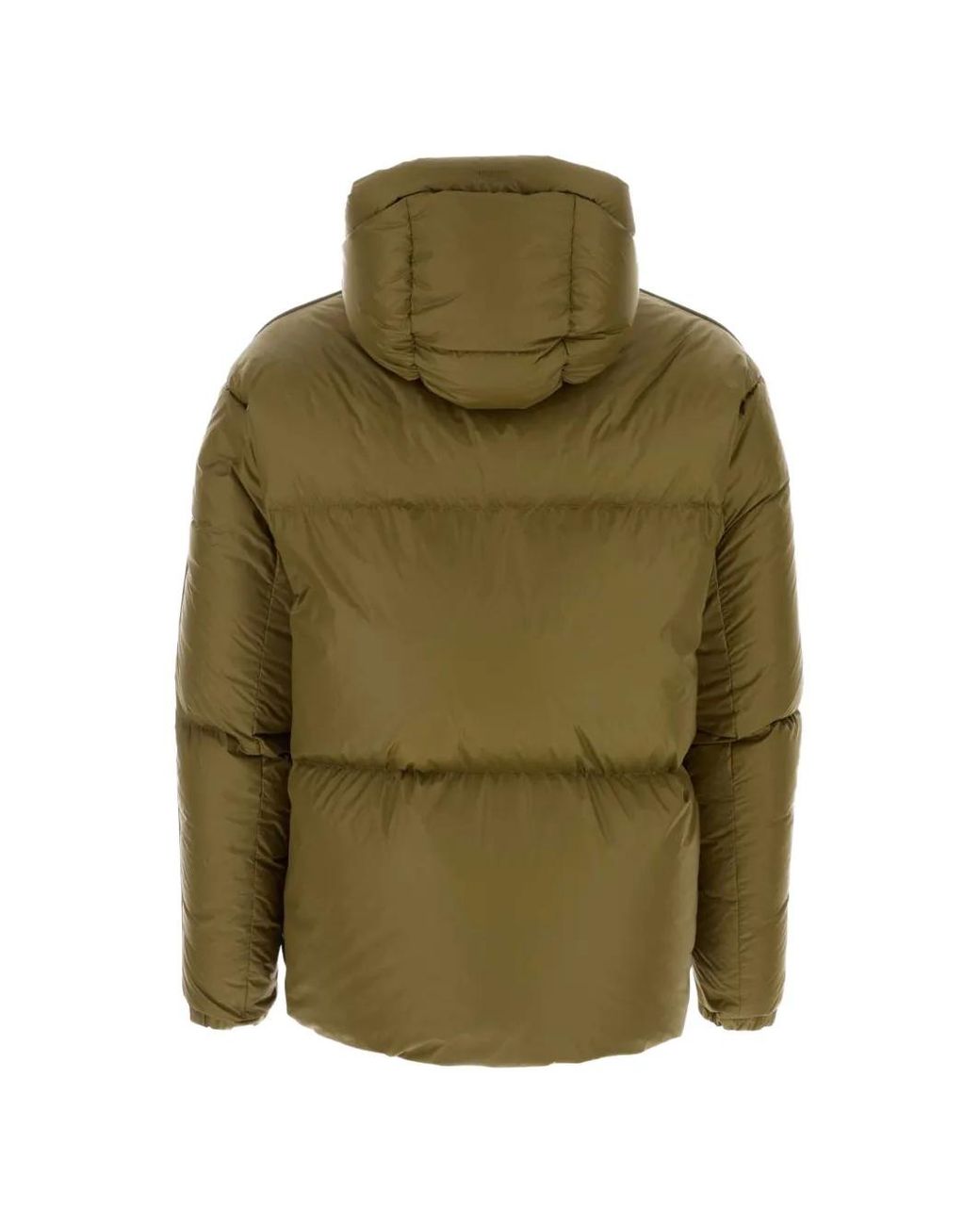 Herno Green Laminar Hooded Quilted Jacket for men