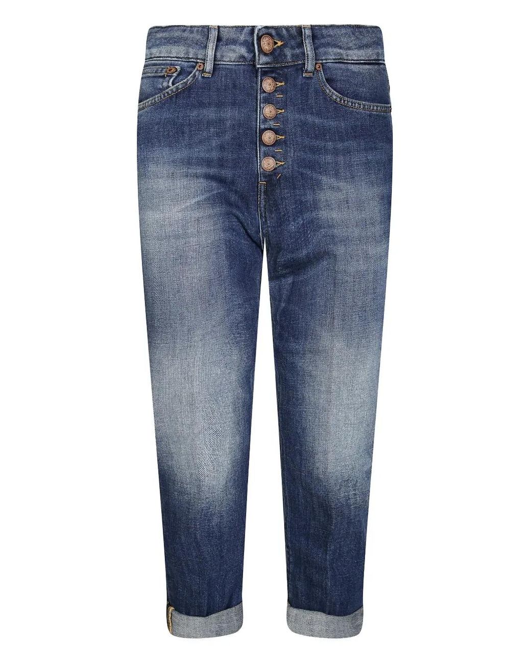 Dondup Koons Jeans Met Knopen in het Blue