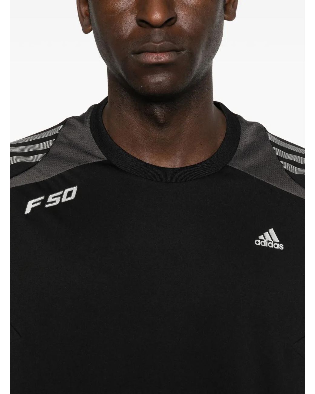 Adidas Black T-Shirt F50 À Manches Courtes for men