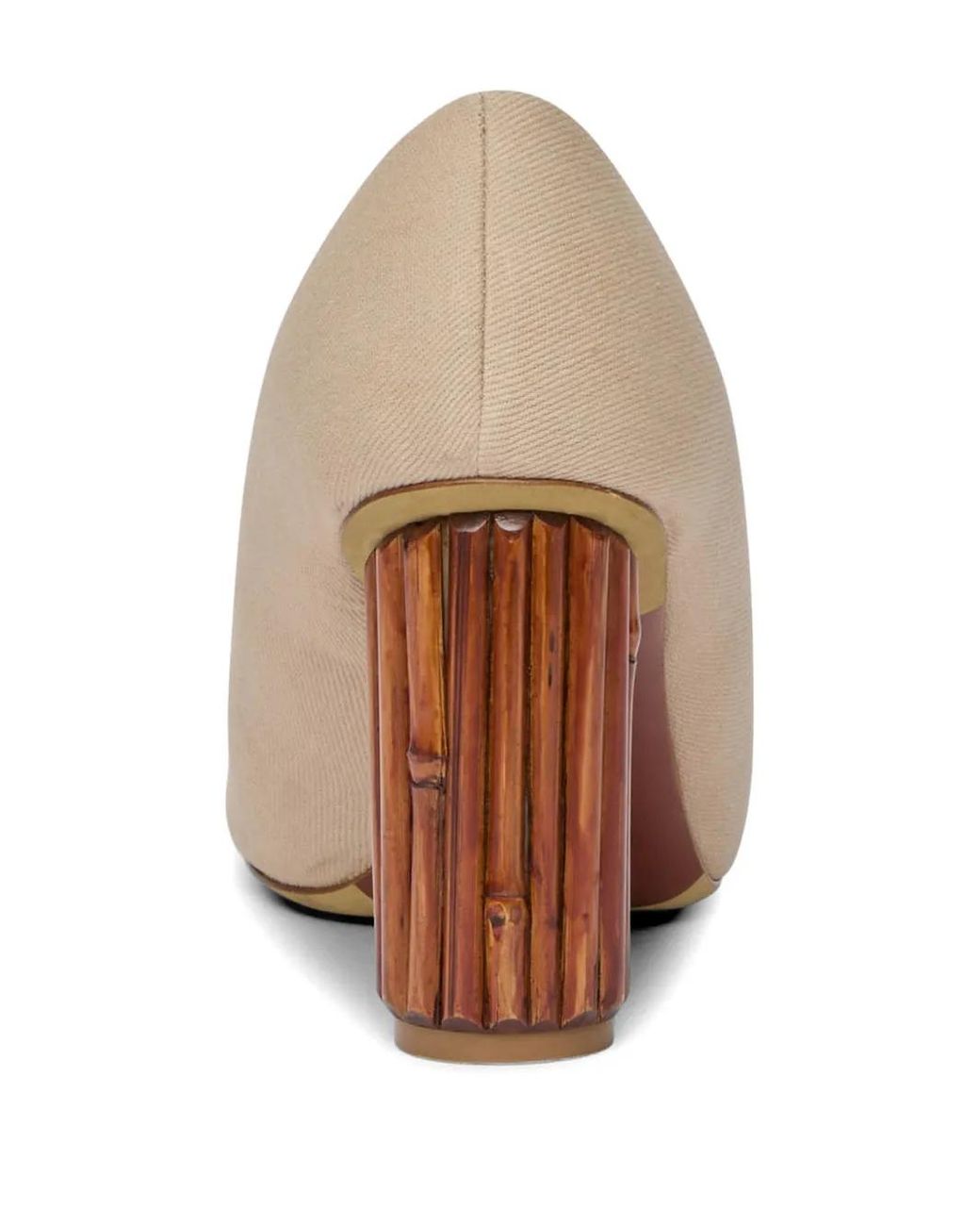 Moschino Natural Sculpted-Heel Pumps