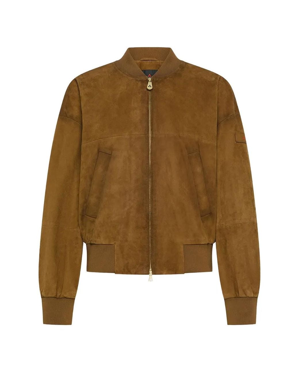 Peuterey Natural Ruti Suede Bomber Jacket