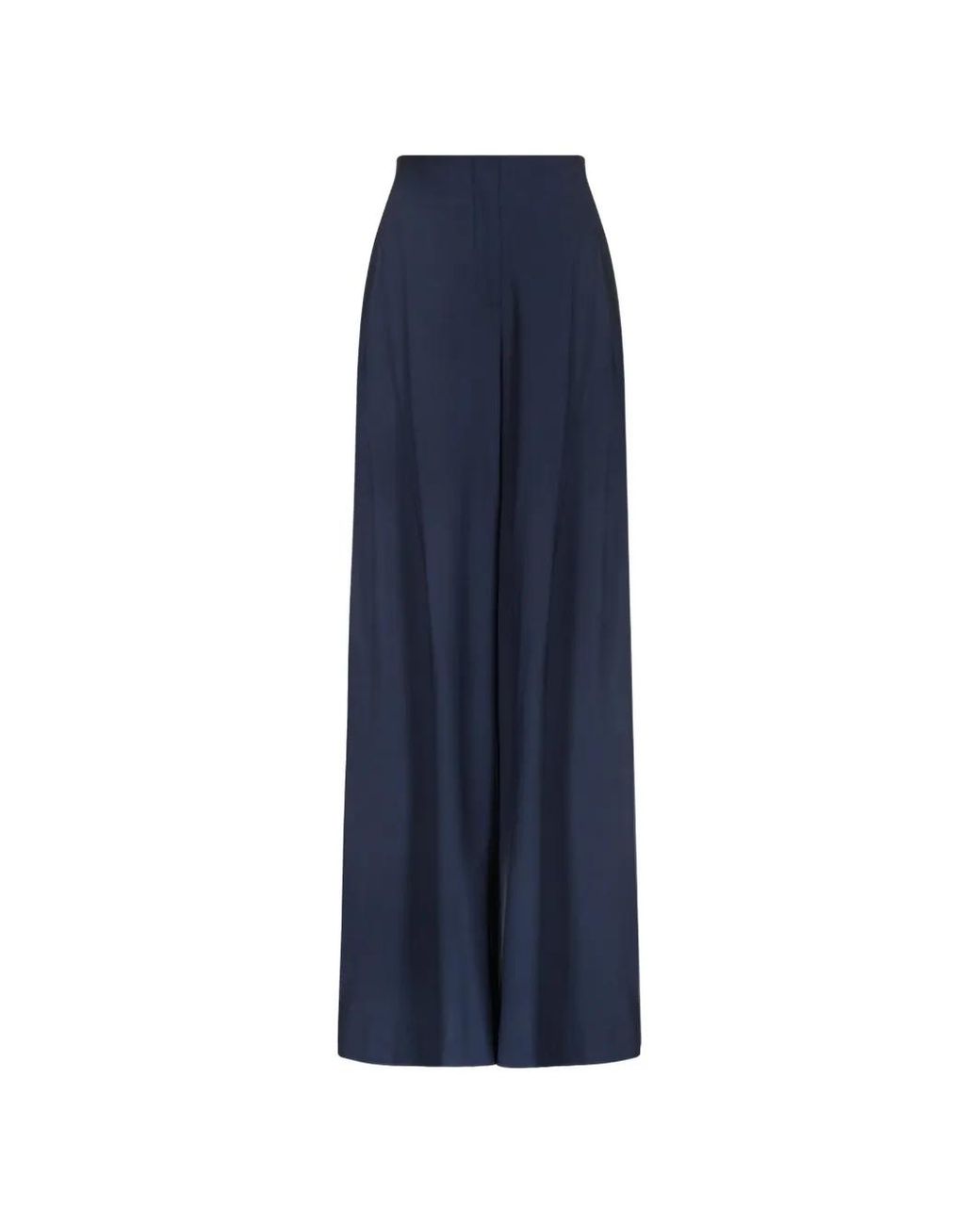 Twp Blue Pleated Palazzo Pants