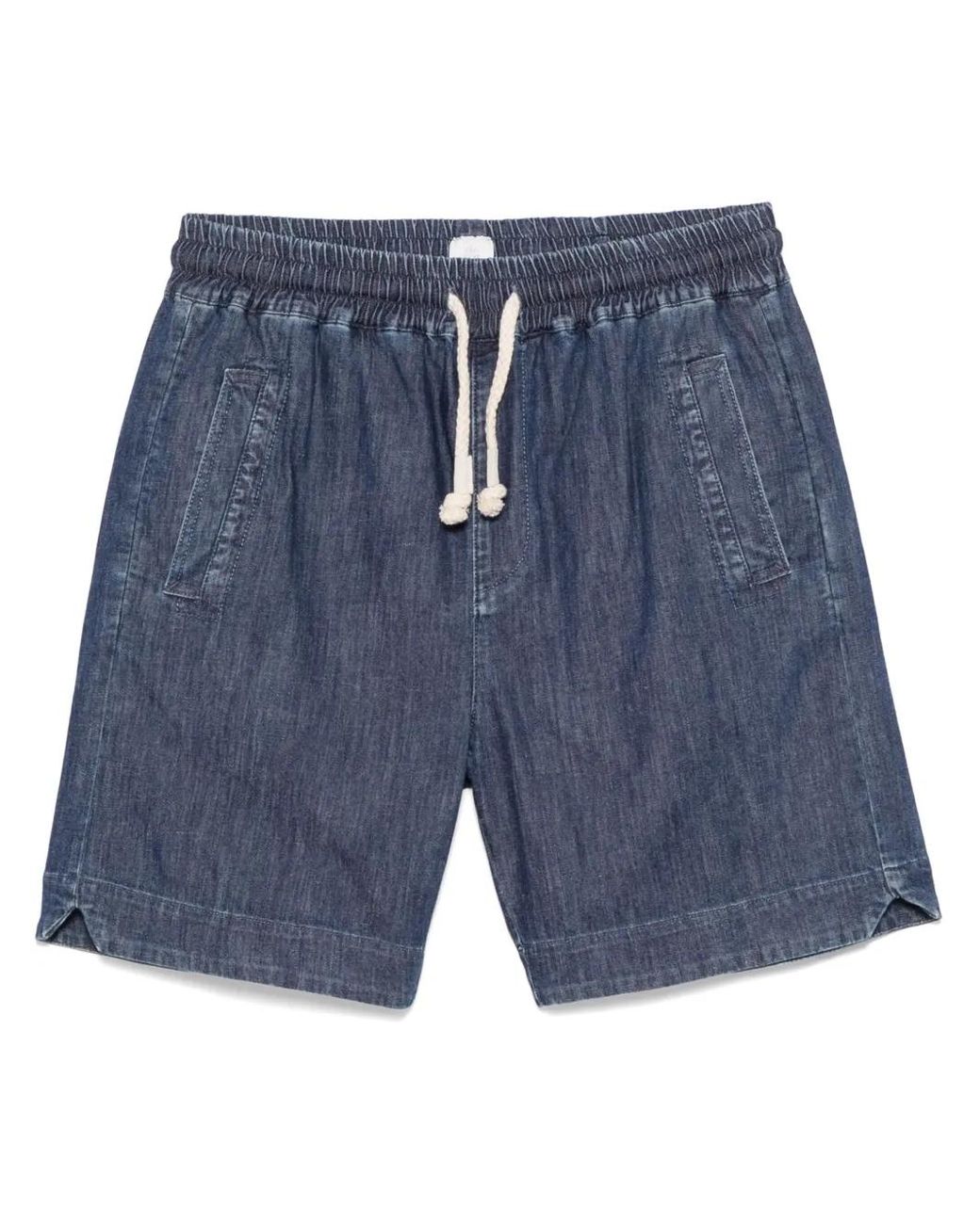 Eleventy Denim Shorts in het Blue voor heren