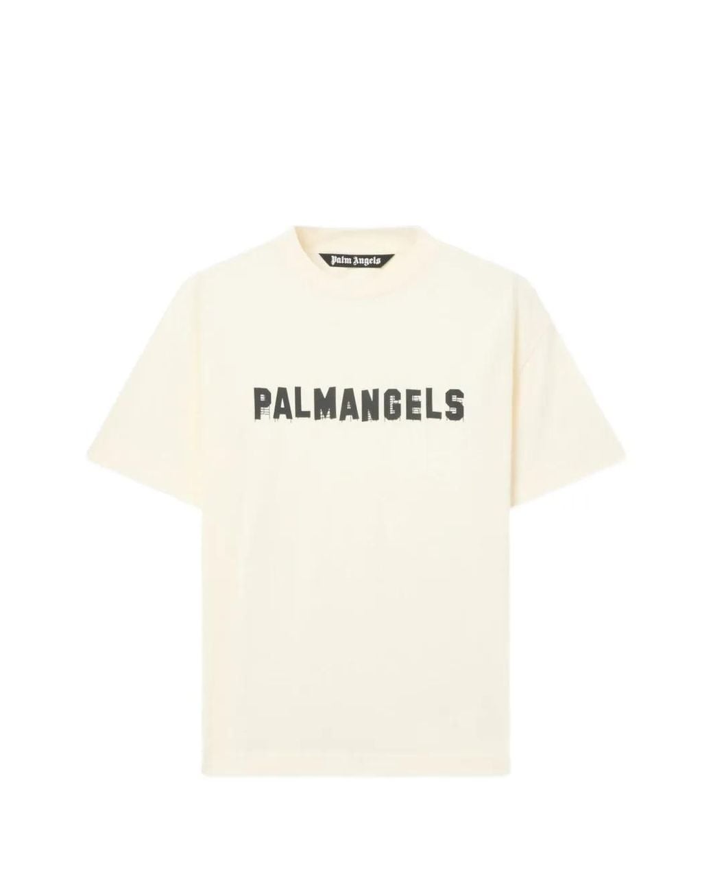 Palm Angels White Palm Hills Regular T-Shirt for men