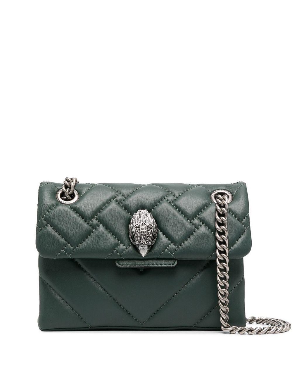 Kurt Geiger Mini Kensington Quilted Bag in Green | Lyst