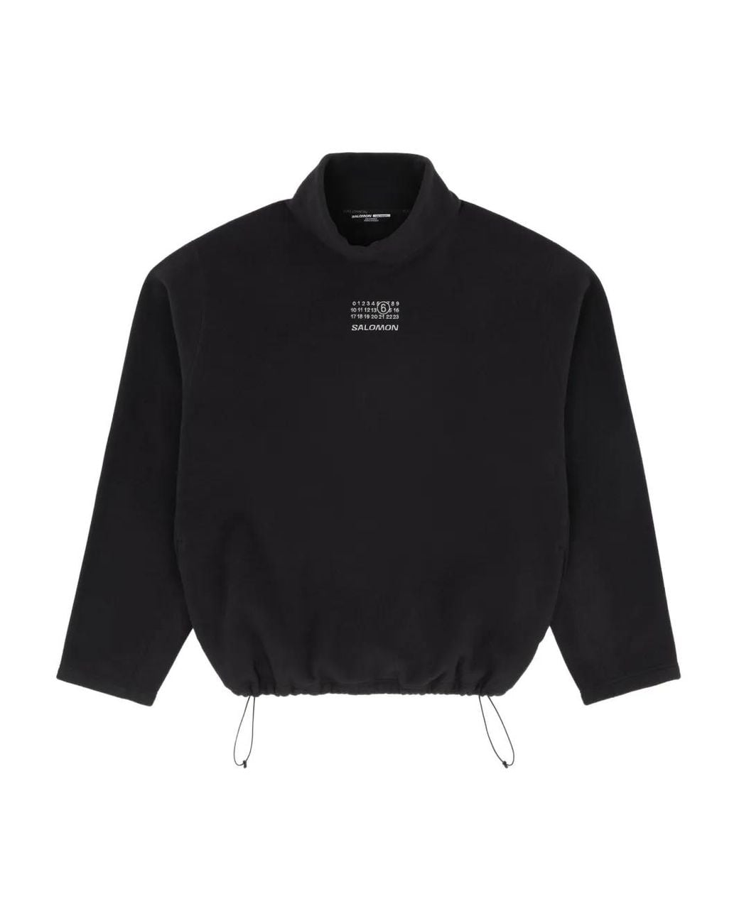 MM6 MAISON MARGIELA X SALOMON Blue Logo Turtleneck Sweatshirt for men