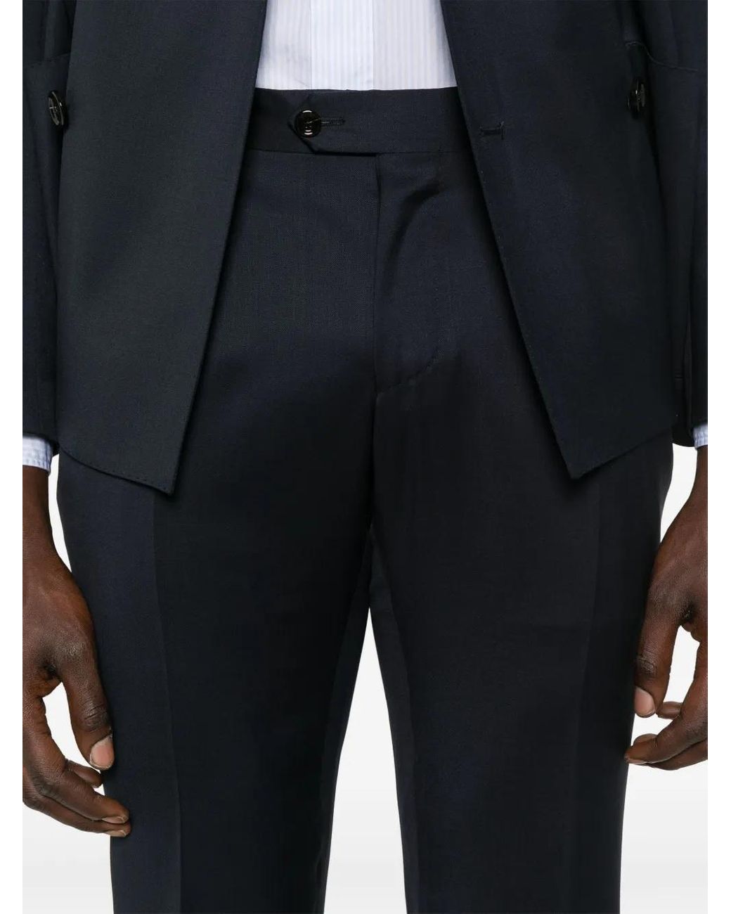 Lardini Blue Virgin Wool Suit for men