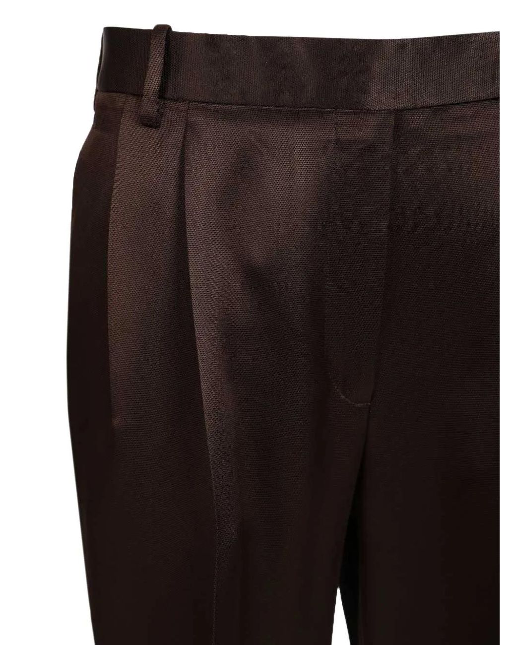 Tom Ford Brown Pleated Trousers