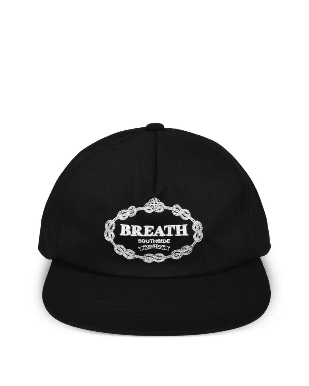 BREATH Black Logo-Embroidered Baseball Cap for men