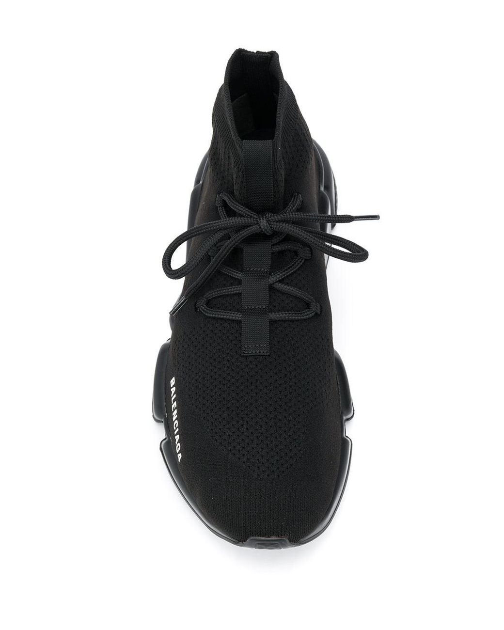 Balenciaga Speed Lace Trainers in Black for Men - Save 38% | Lyst