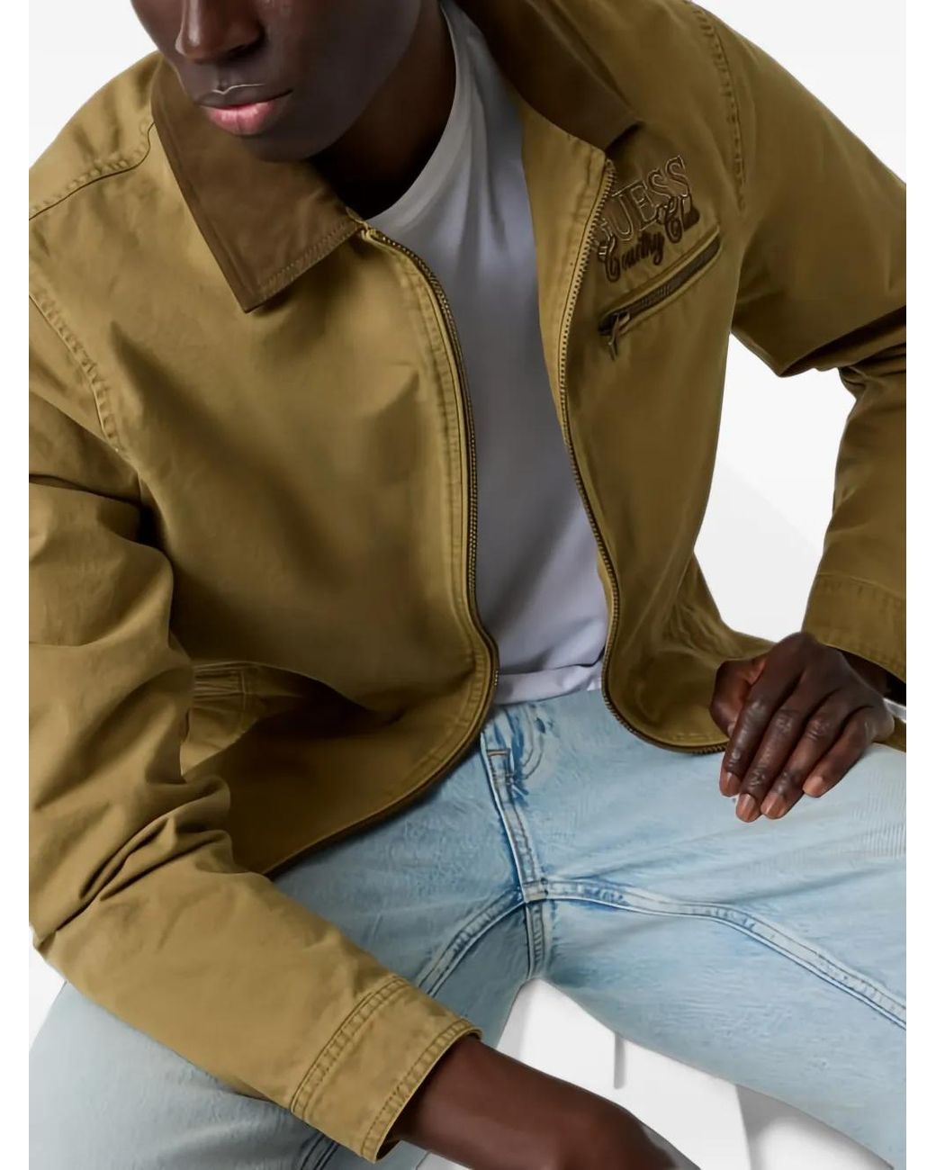 Guess Natural Trucker Jacket for men