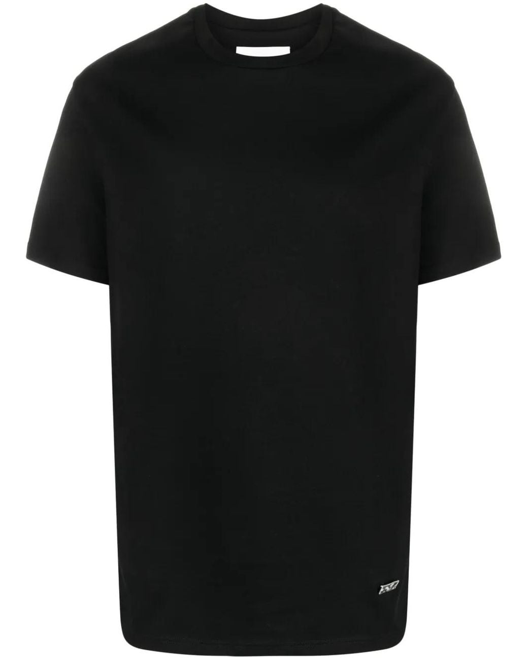 Jil Sander Black Essential Cotton Crew-Neck T-Shirt for men