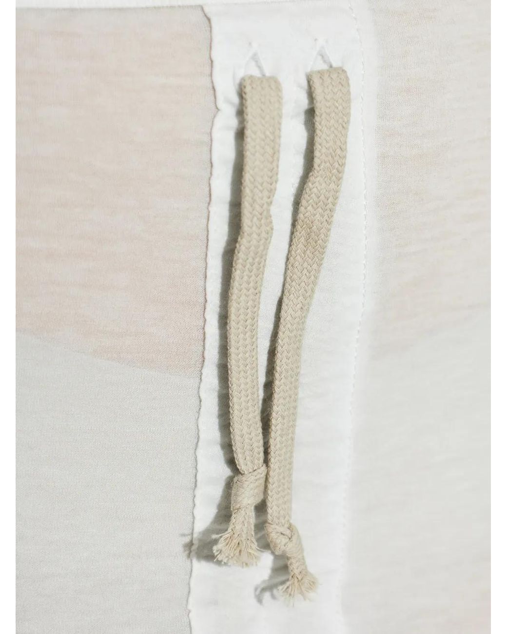 Rick Owens White Soft Edfu Skirt