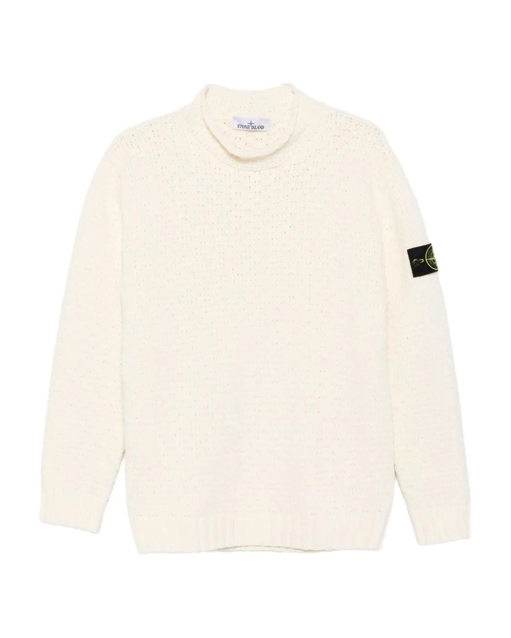 Stone Island White Sweaters for men