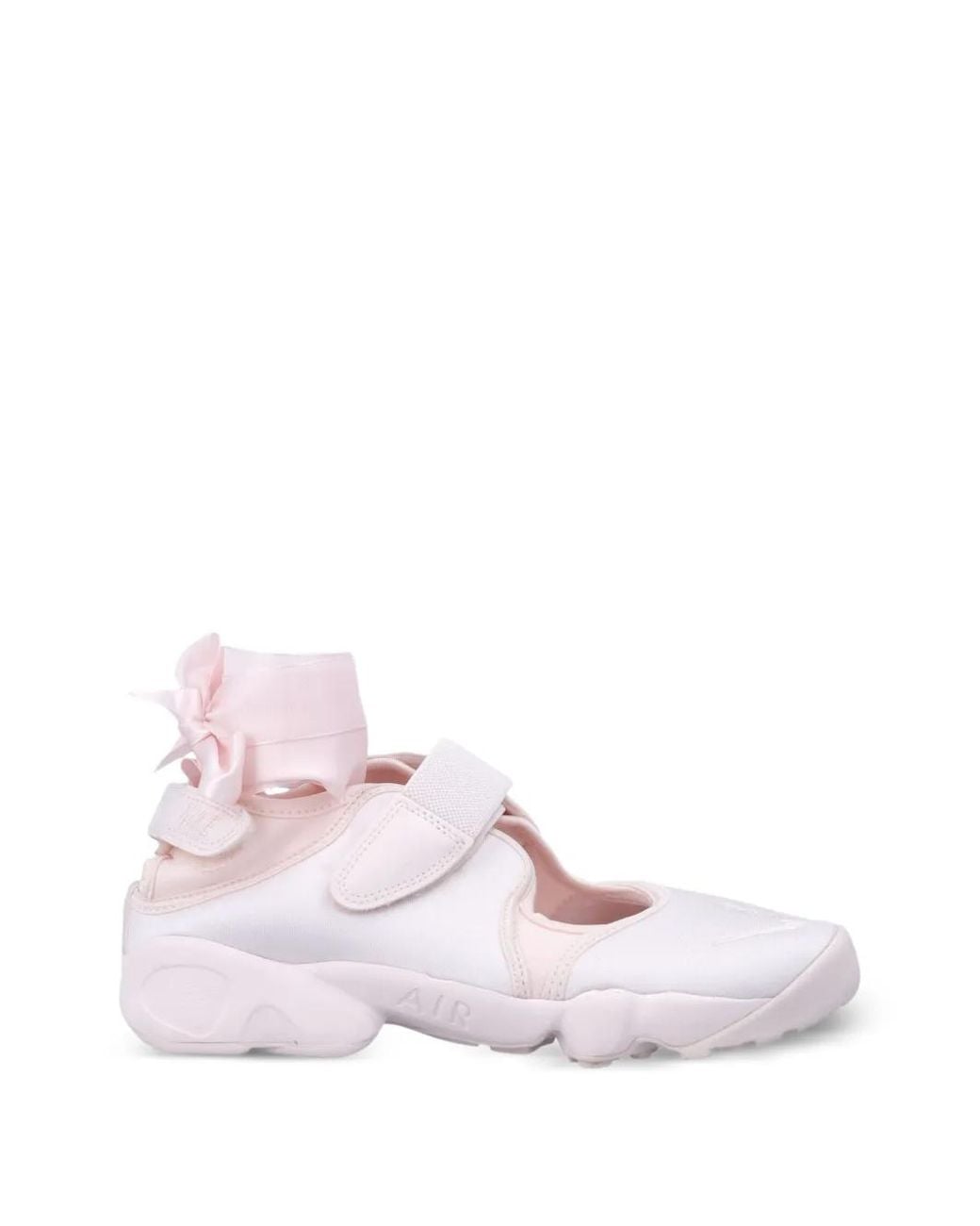 Nike Pink Air Rift Se Split-Toe Ribbon-Tie Sneakers
