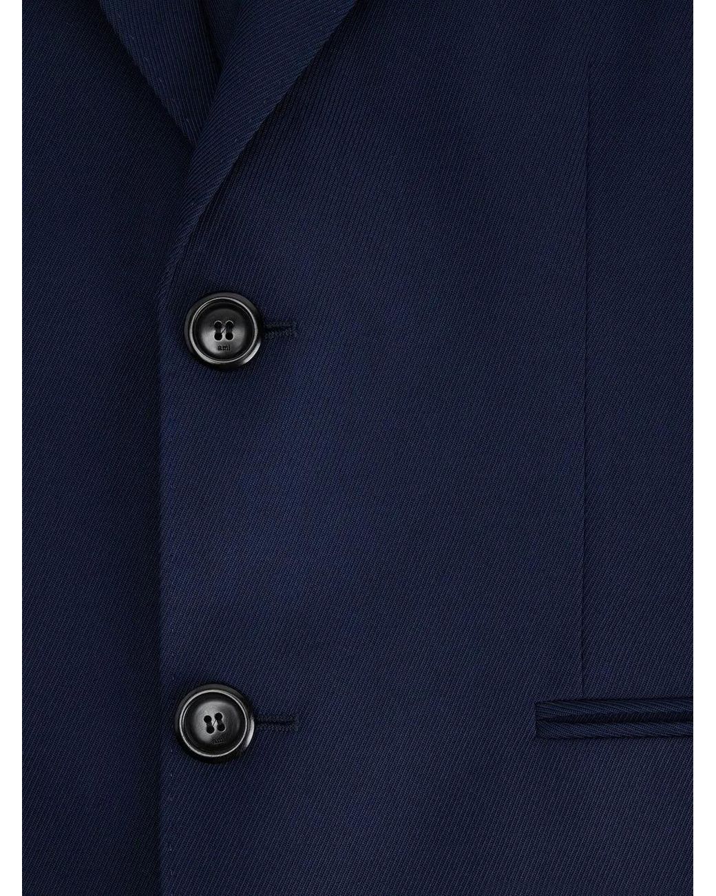 AMI Blue Ami Paris Jackets for men