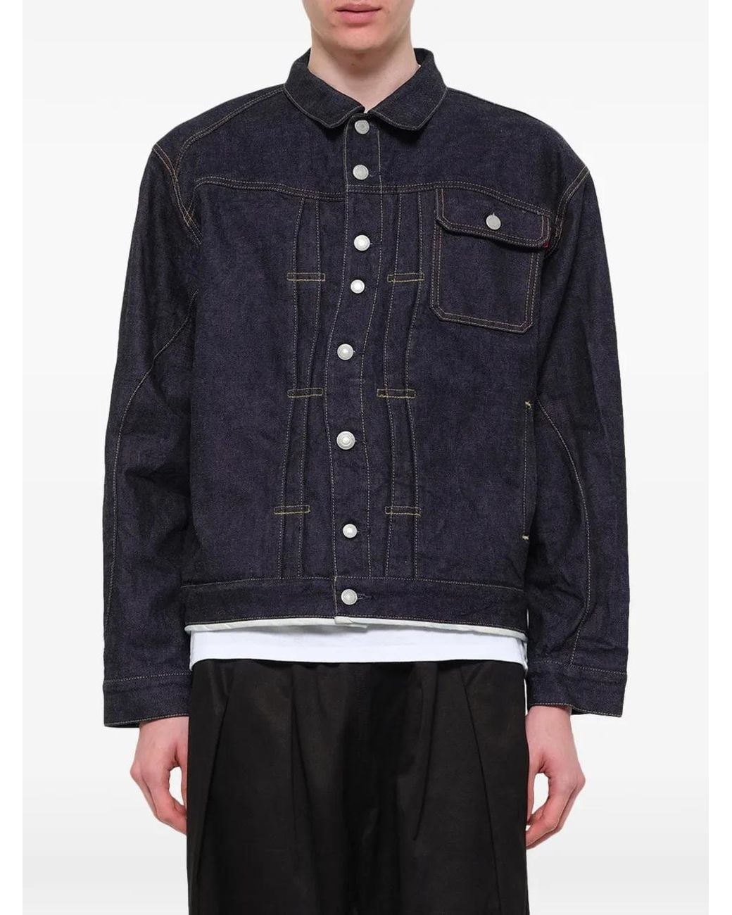 Undercover Blue Relaxed-Fit Denim Jacket for men