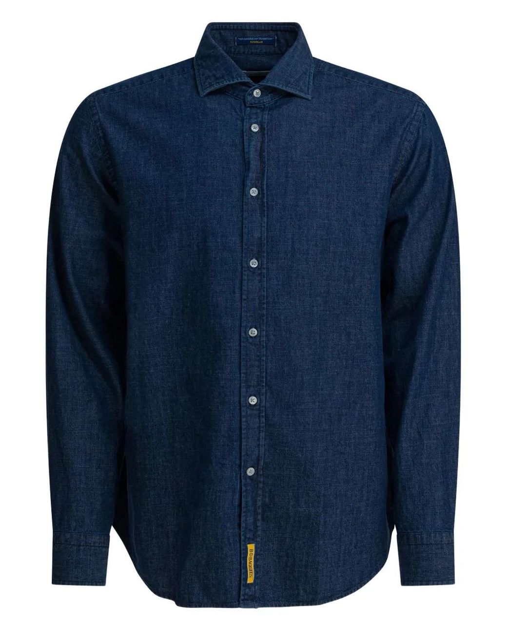 B.D. Baggies Blue Buttoned Cotton Shirt for men
