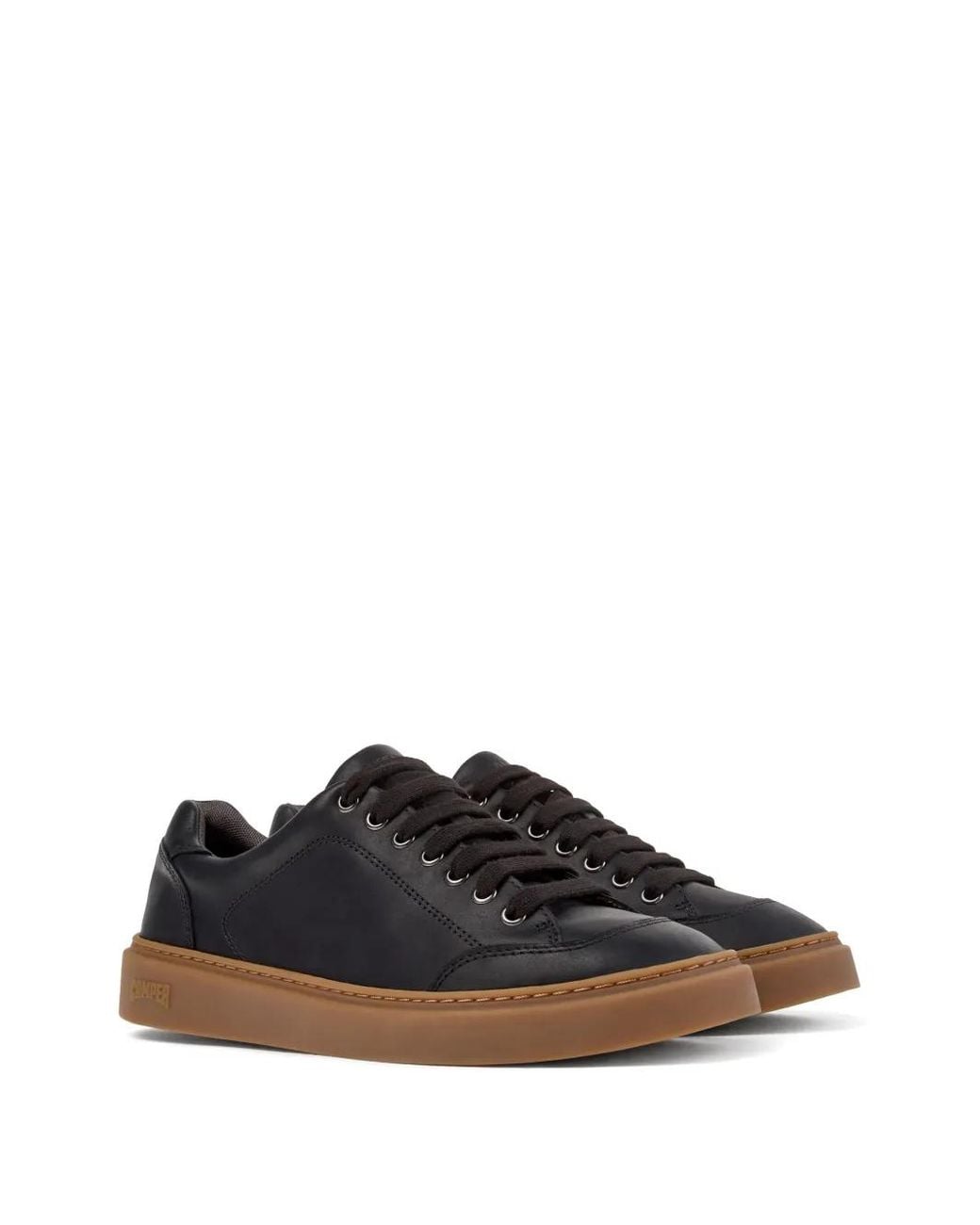 Camper Black Runner Twentyfive Leather Sneakers for men