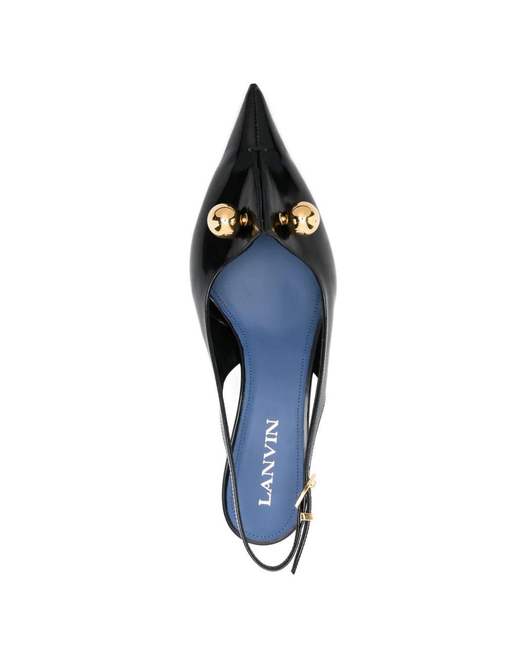 Lanvin Black Slingback Pump