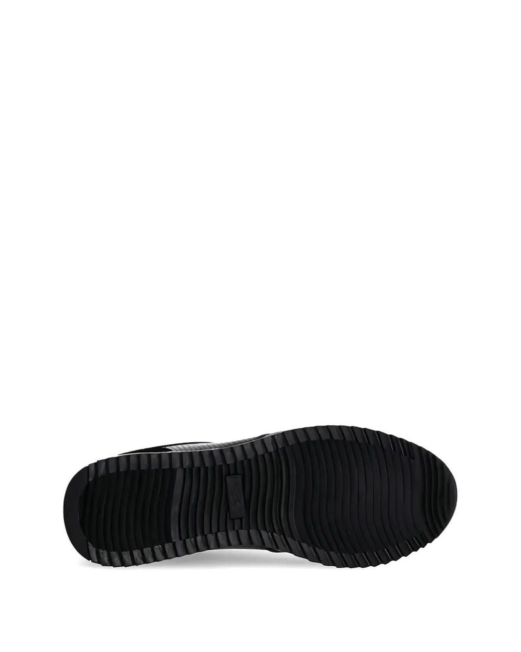 Mexx Black Reptile-Effect Panelled Sneakers