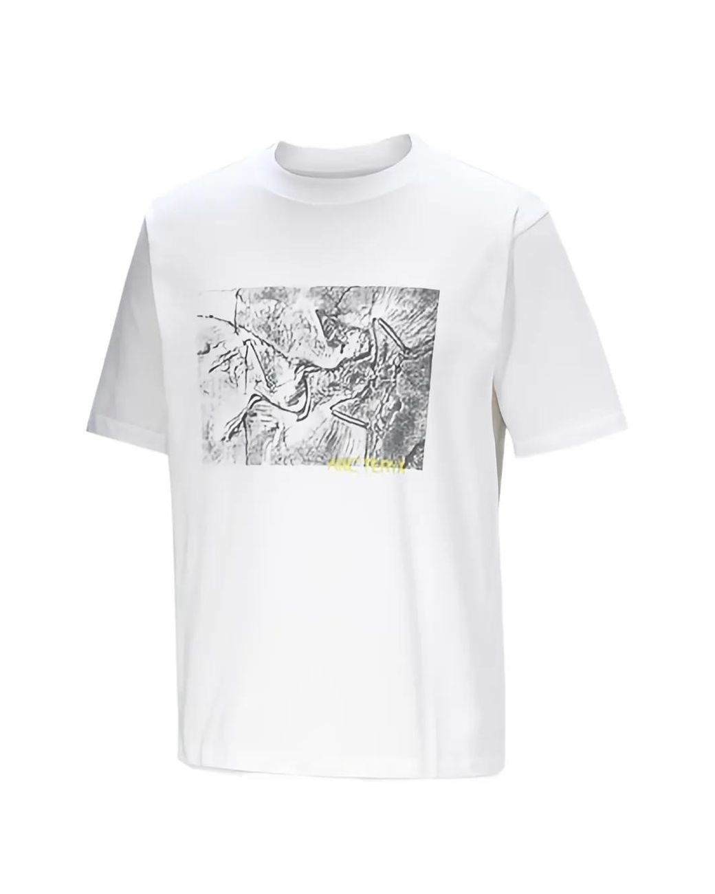 Arc'teryx White Kragg Graphic T-Shirt for men