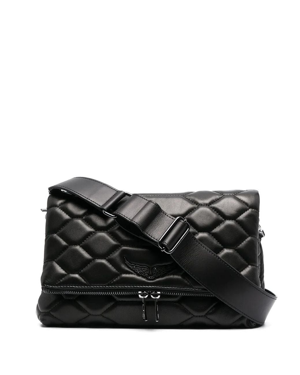 Zadig & Voltaire Black Xl Rocky Scale Bag